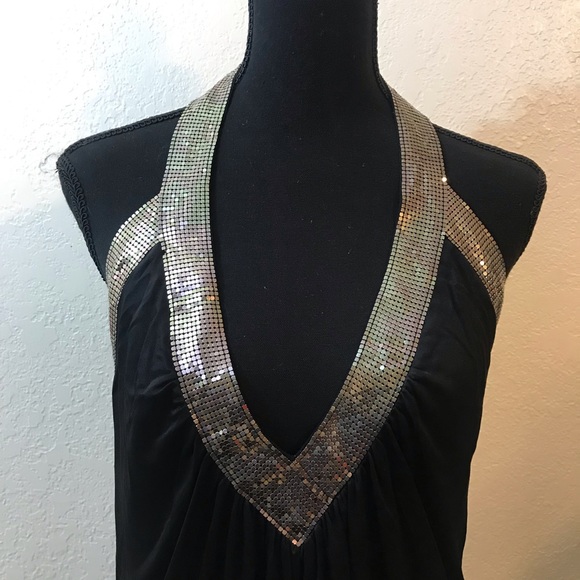 BCBGMaxazria  Halter Dress SZ M - Picture 6 of 7